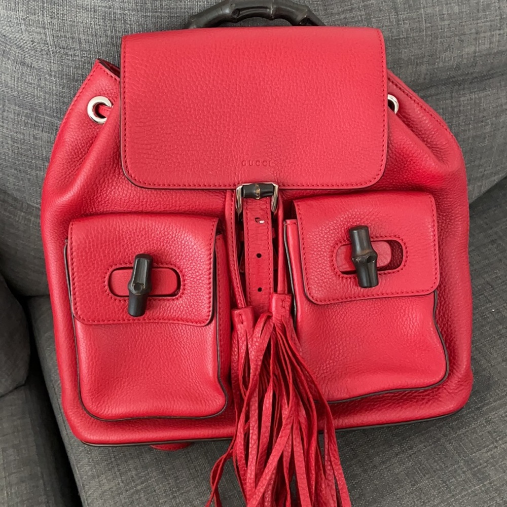 Gucci bamboo backpack- accepting reasonable offers